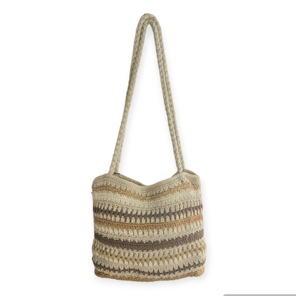 Croft & Barrow Crocheted Sling Shoulder Bag - Picture 2 of 10